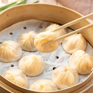 01. Dried Scallop & Pork Steamed Xiao Long Bao
