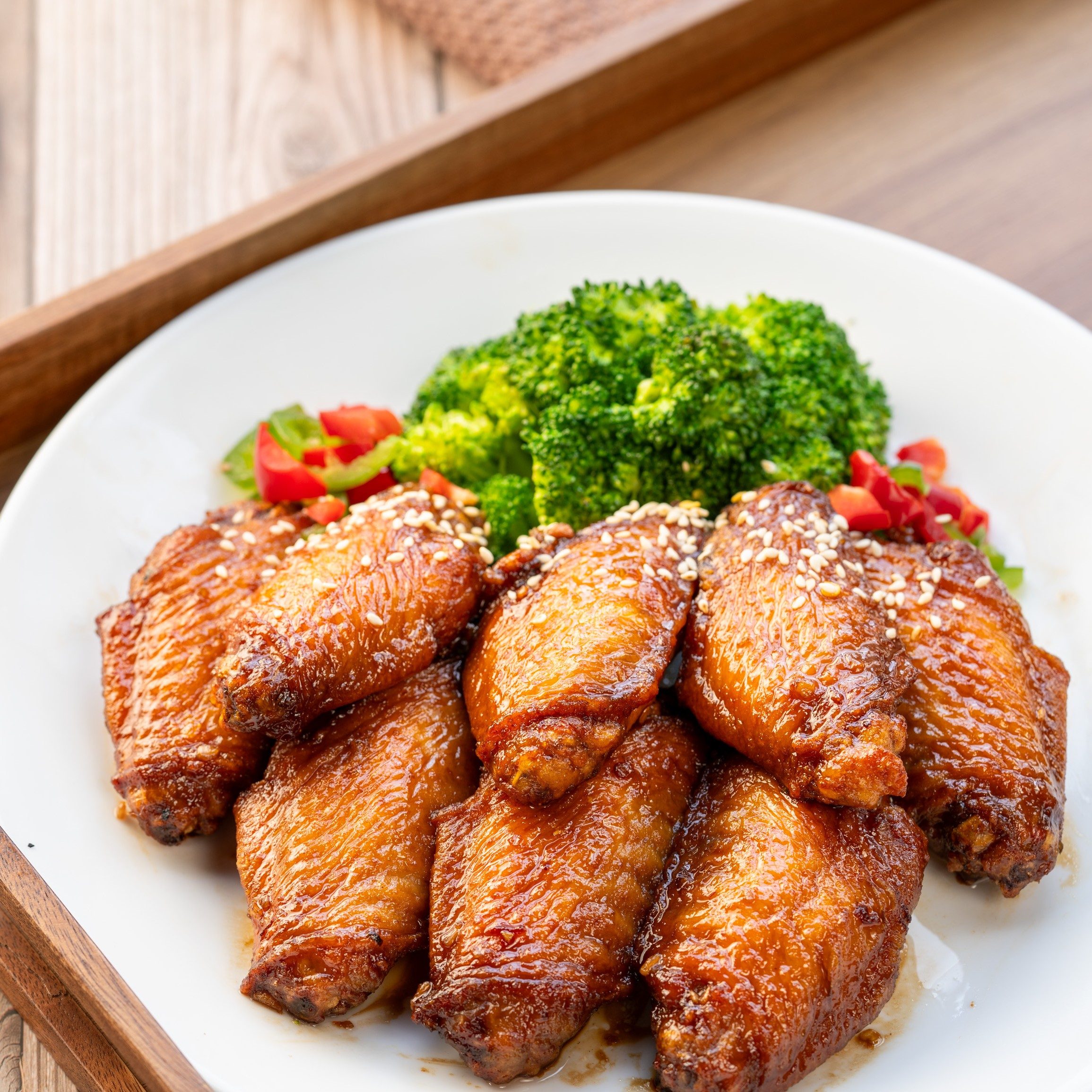 Dry-Fried Chicken Wings